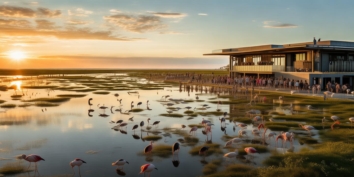 滨海湿地观鸟经济兴起,生态摄影基地年接待万人,共筑生态旅游新篇章